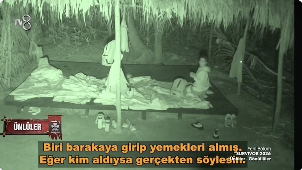 Ünlüler Takımı Karıştı! Survivor’da Yemek Hırsızlığı Krizi Patladı